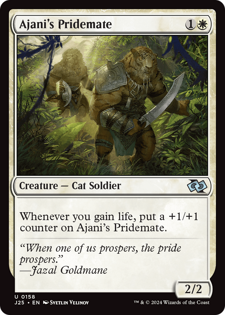 Qala, Ajani's Pridemate (Anime) [Foundations Jumpstart]