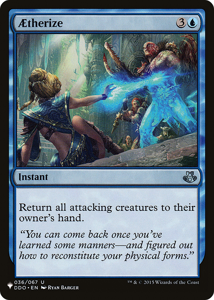 Aetherize [The List Reprints]