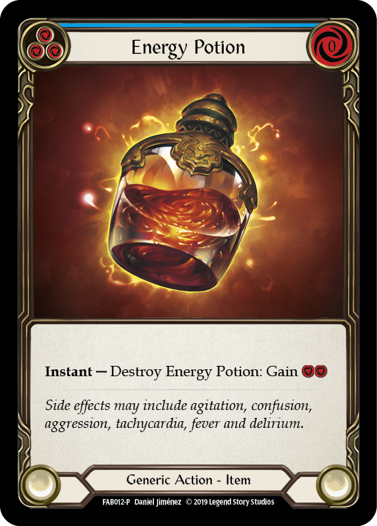 Energy Potion [FAB012-P] (Promo)  1st Edition Cold Foil