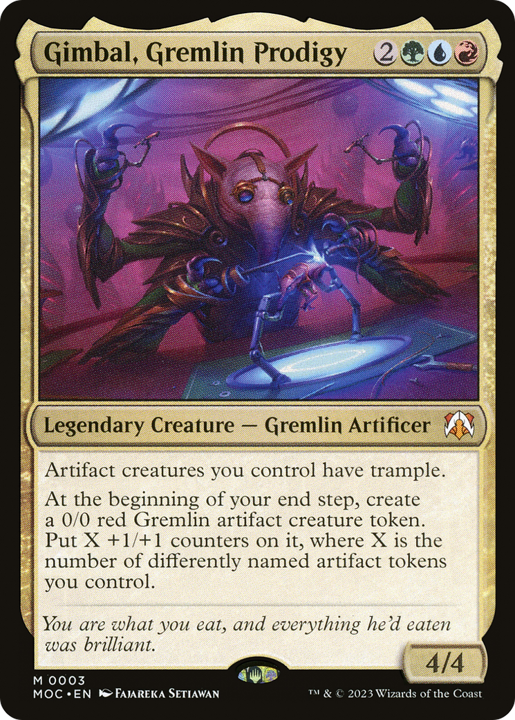 Gimbal, Gremlin Prodigy [March of the Machine Commander]