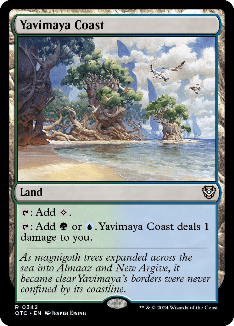 Yavimaya Coast [Outlaws of Thunder Junction Commander]