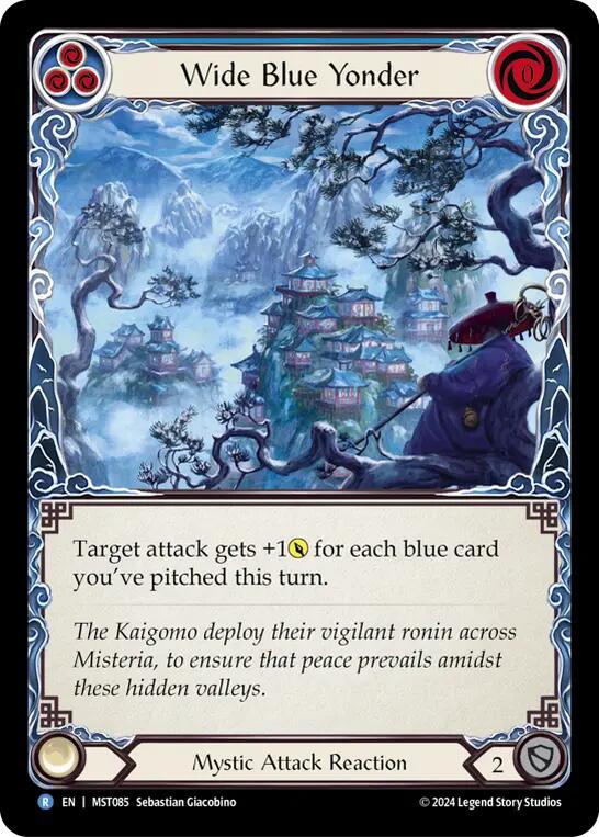 Wide Blue Yonder [MST085] (Part the Mistveil)  Rainbow Foil