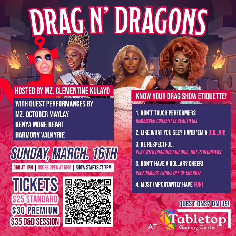 Drag N' Dragons Show Ticket