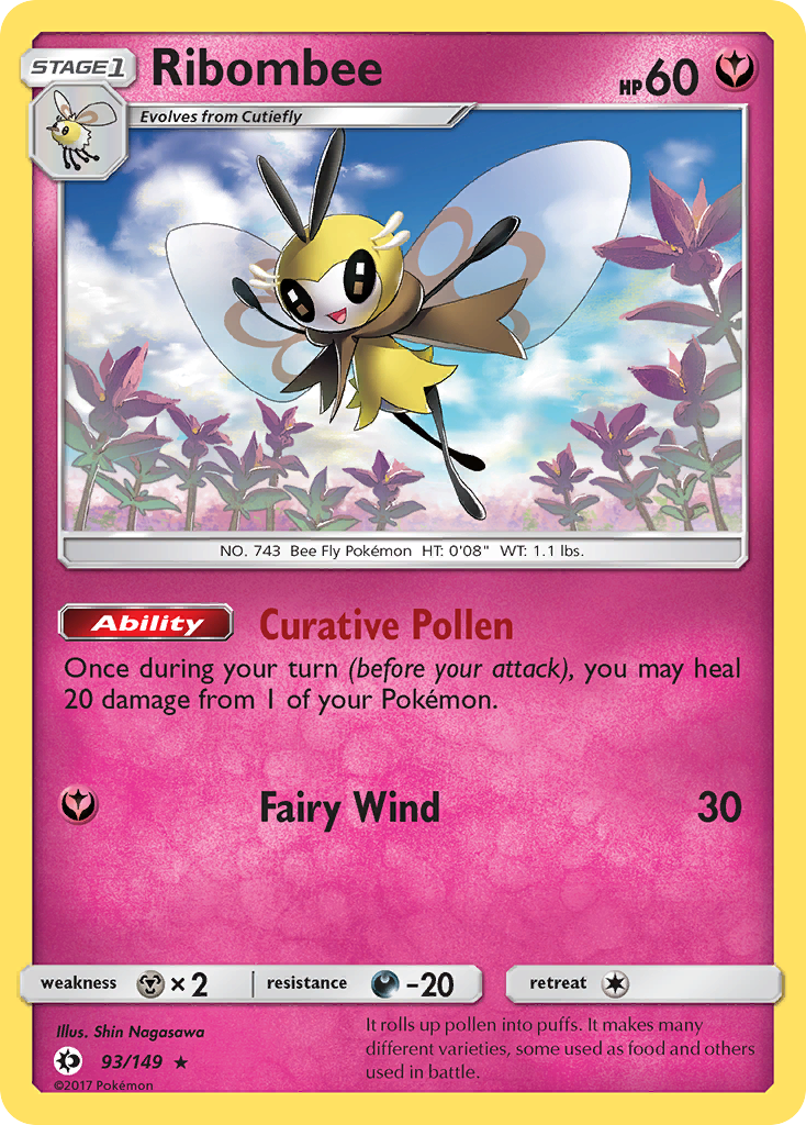 Ribombee (93/149) [Sun & Moon: Base Set]