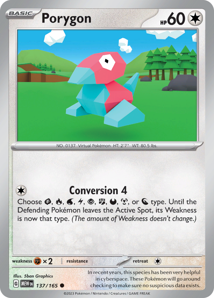 Porygon (137/165) [Scarlet & Violet: 151]