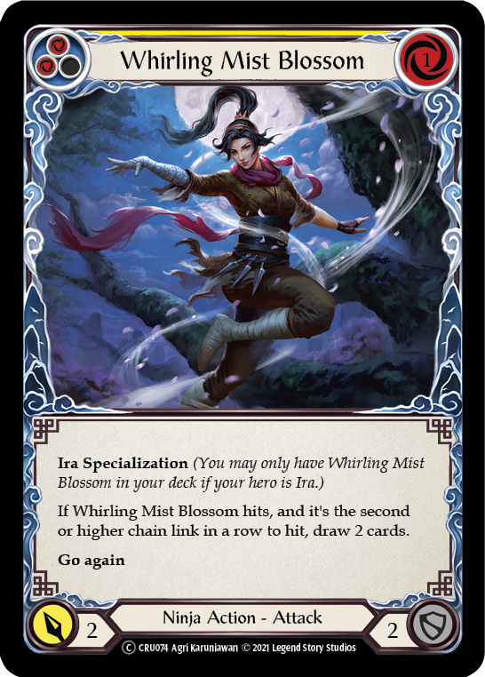 Whirling Mist Blossom [U-CRU074-RF] Unlimited Rainbow Foil