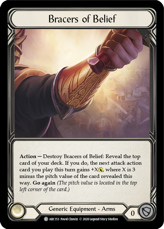 Bracers of Belief [U-ARC153] Unlimited Rainbow Foil