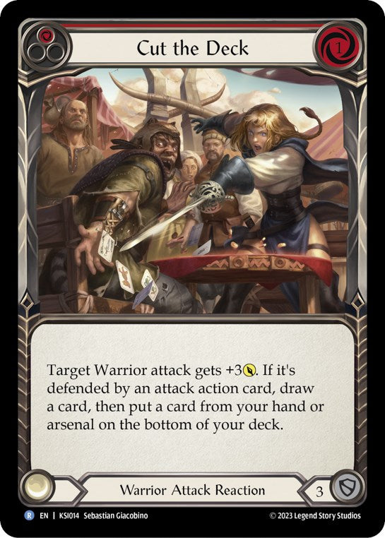 Cut the Deck (Red) [KSI014] (Heavy Hitters Kassai Blitz Deck)