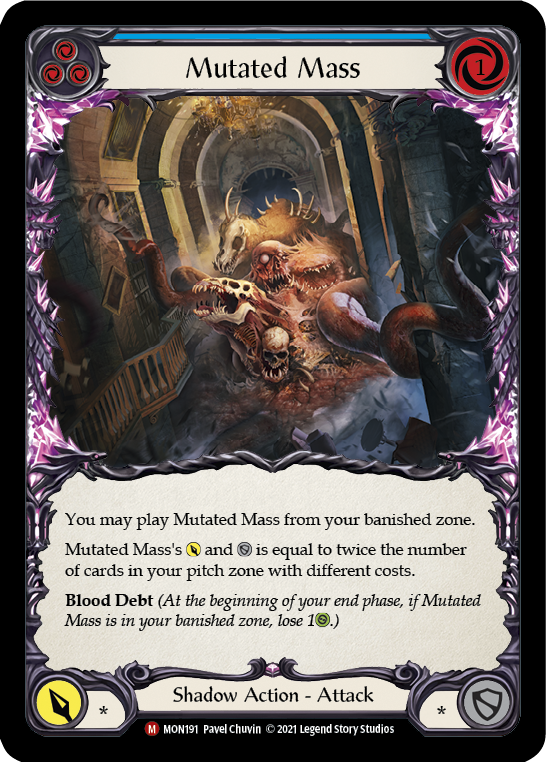 Mutated Mass [MON191-RF] 1st Edition Rainbow Foil