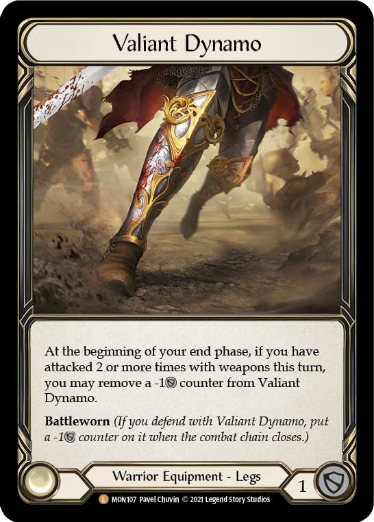 Valiant Dynamo [MON107-CF] 1st Edition Cold Foil