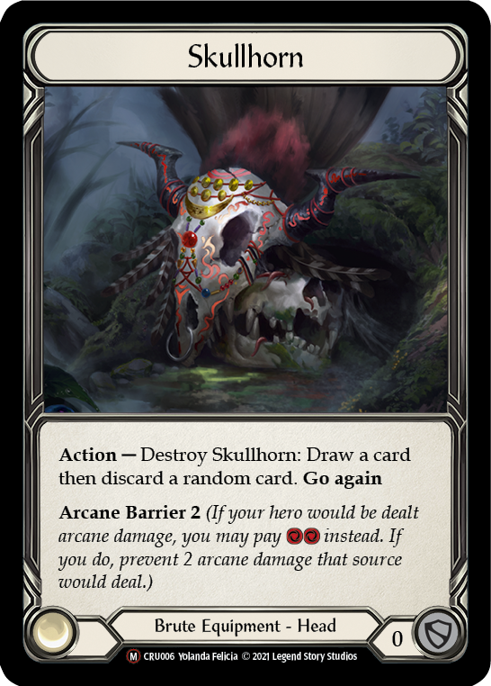 Skullhorn [U-CRU006-RF] Unlimited Rainbow Foil