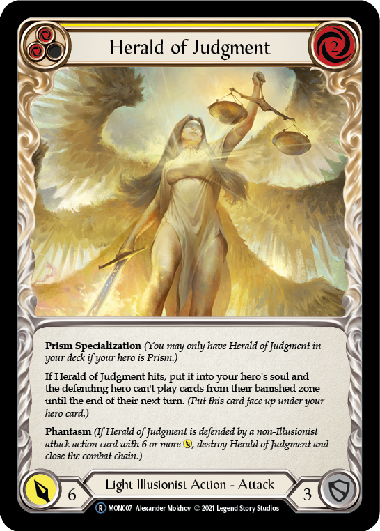 Herald of Judgment [U-MON007-RF] Unlimited Rainbow Foil