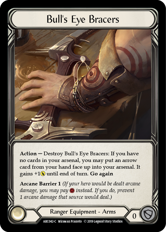 Bull's Eye Bracers [ARC042-C] 1st Edition Normal