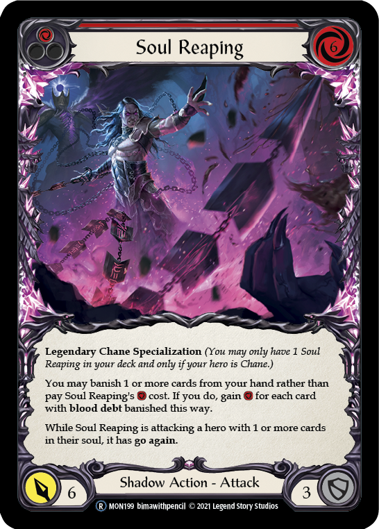 Soul Reaping [U-MON199-RF] Unlimited Rainbow Foil