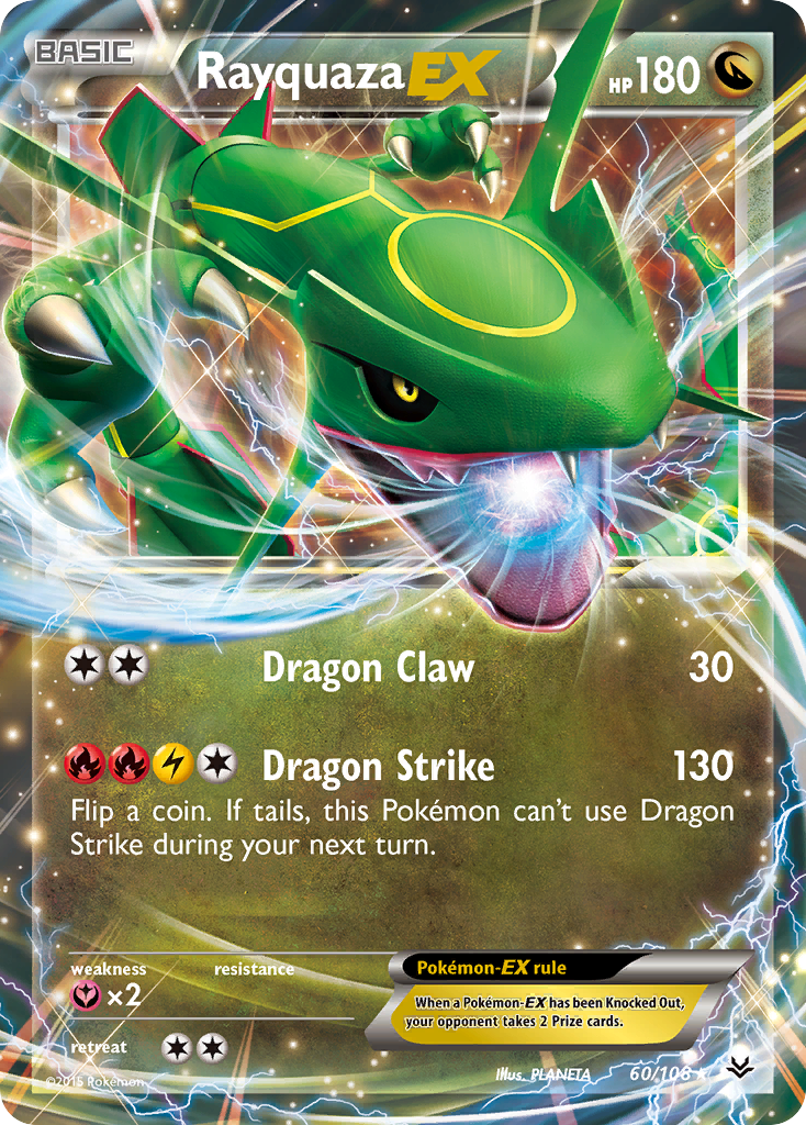 Rayquaza EX (60/108) [XY: Roaring Skies]