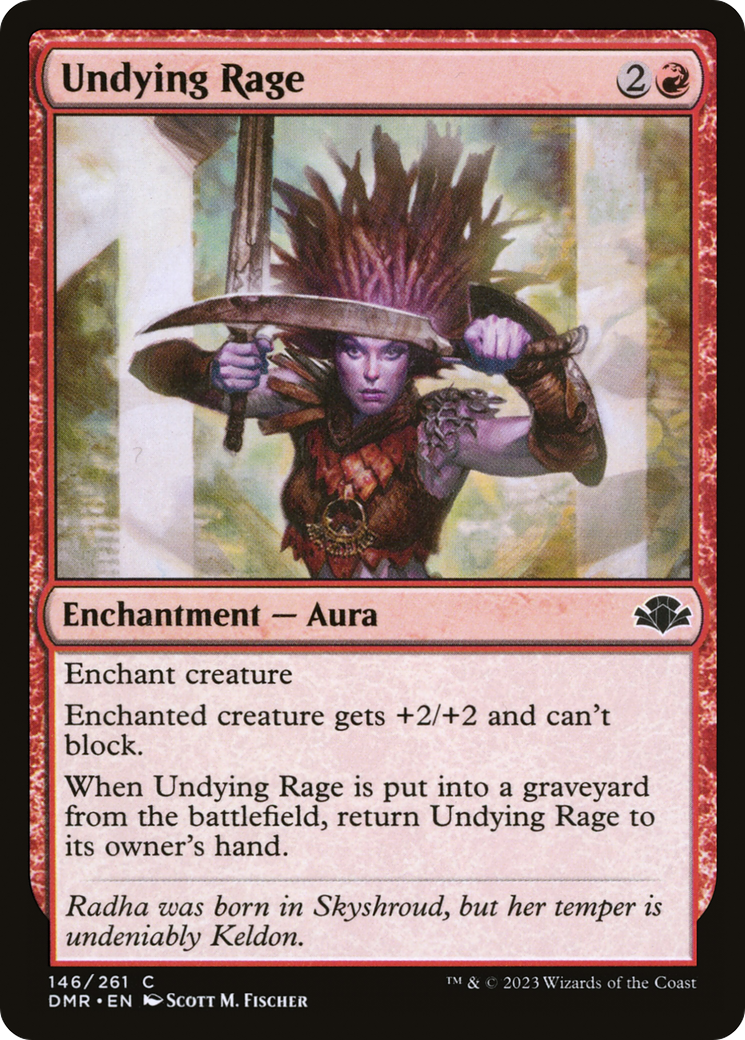 Undying Rage [Dominaria Remastered]