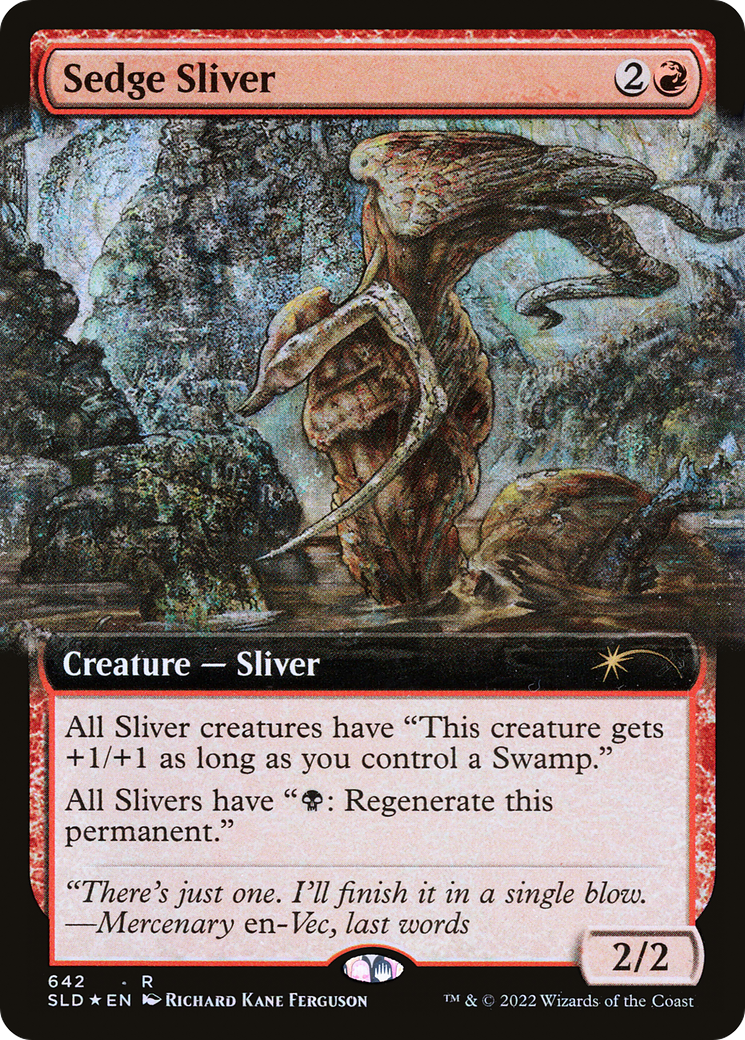 Sedge Sliver (Extended Art) [Secret Lair Drop Promos]