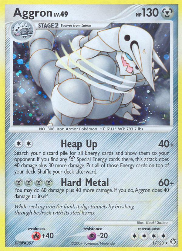 Aggron (1/123) [Diamond & Pearl: Mysterious Treasures]