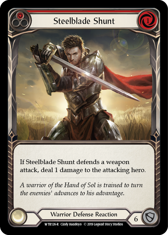 Steelblade Shunt (Red) [WTR126-R] Alpha Print Normal