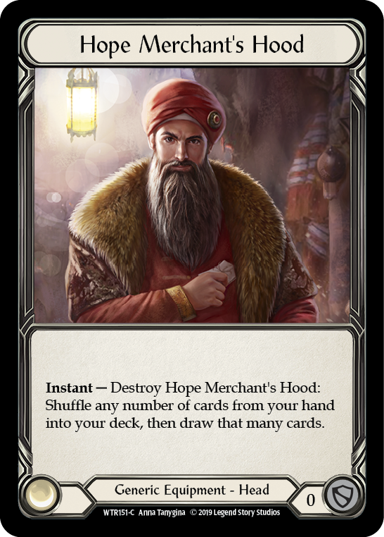 Hope Merchant's Hood [WTR151-C] Alpha Print Cold Foil