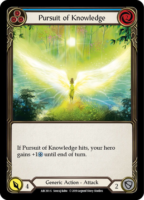 Pursuit of Knowledge [ARC161-S] 1st Edition Rainbow Foil