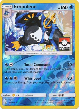 Empoleon (34/156) (League Promo) [Sun & Moon: Ultra Prism]