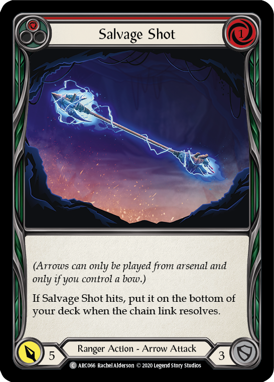 Salvage Shot (Red) [U-ARC066] Unlimited Rainbow Foil