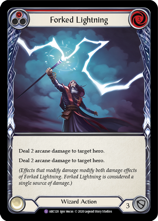 Forked Lightning [U-ARC120] Unlimited Rainbow Foil