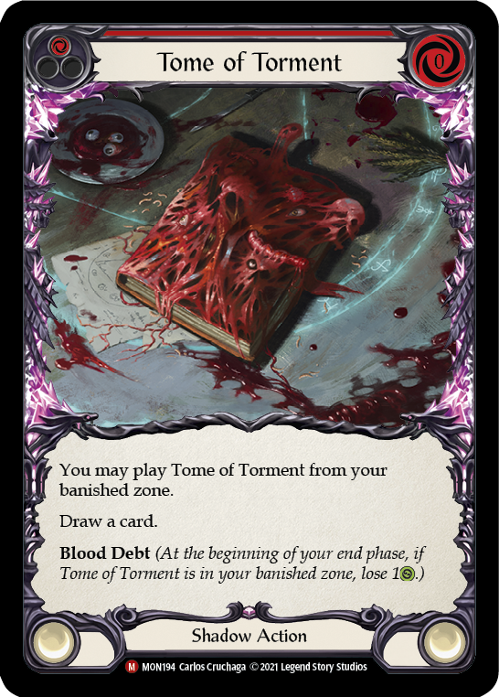 Tome of Torment [MON194-RF] 1st Edition Rainbow Foil