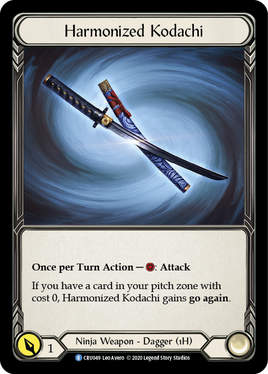 Harmonized Kodachi [CRU049] 1st Edition Cold Foil