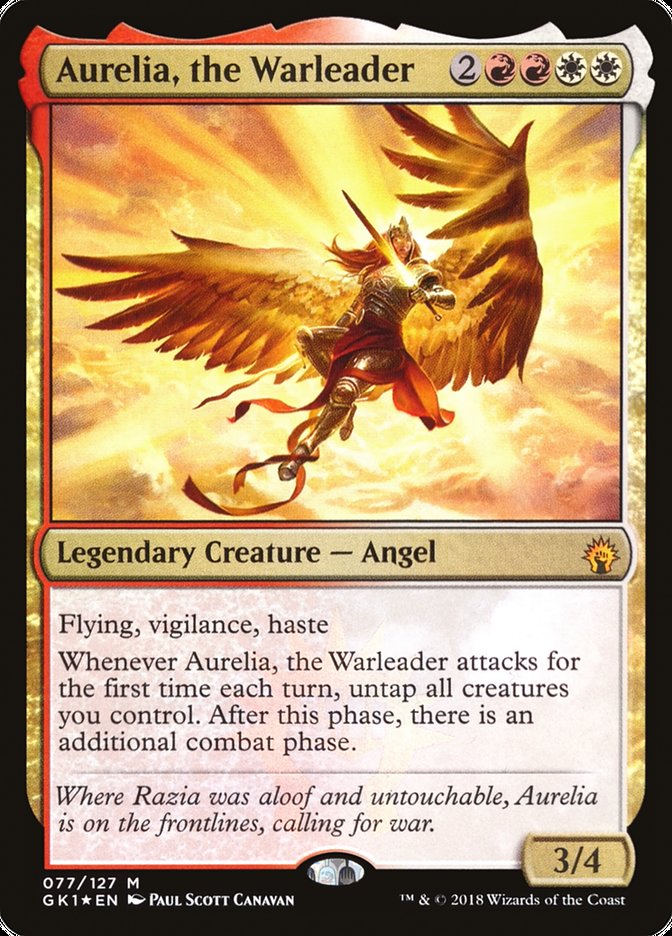 Aurelia, the Warleader [Guilds of Ravnica Guild Kit]