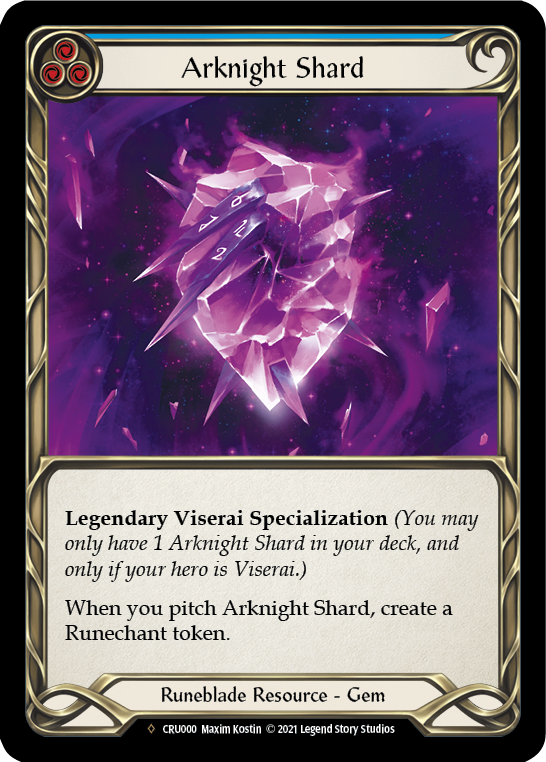 Arknight Shard [U-CRU000-RF] Unlimited Rainbow Foil